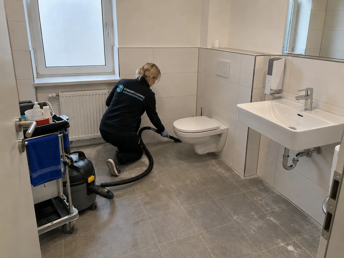 Sanitäre Grundreinigung nach Bauabschluss in Kassel